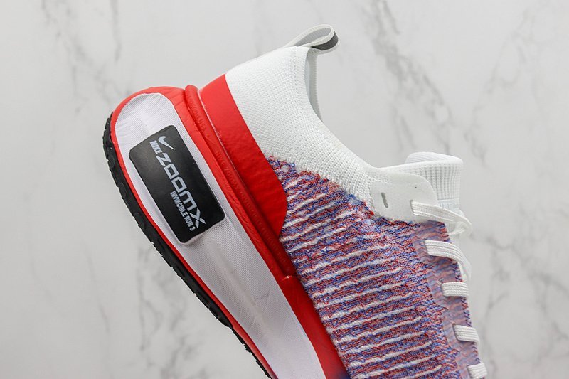 Nike ZoomX Invincible Run Flyknit 3 "White/Blue/Red" фото № 3