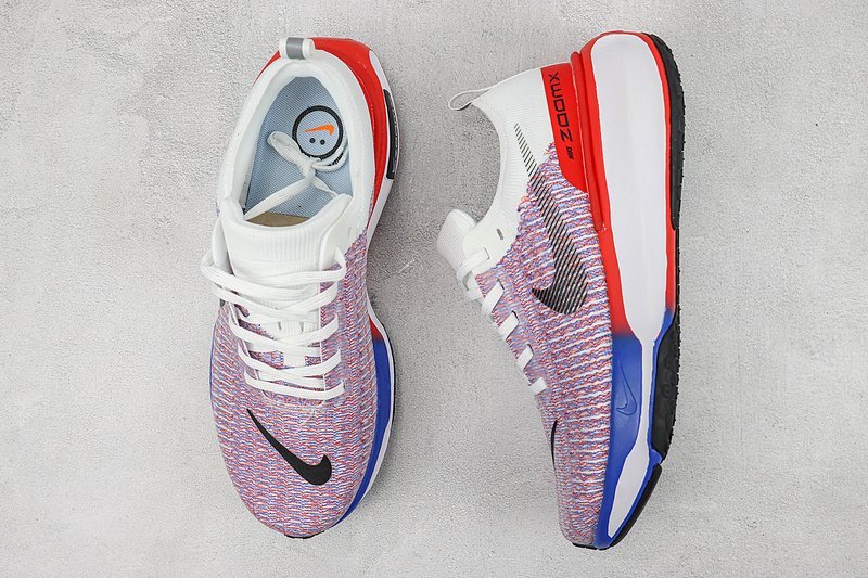 Nike ZoomX Invincible Run Flyknit 3 "White/Blue/Red" фото № 6