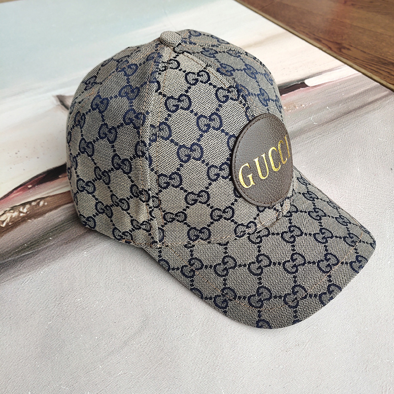Кепка Gucci With Logo Patch "Gray" фото № 2