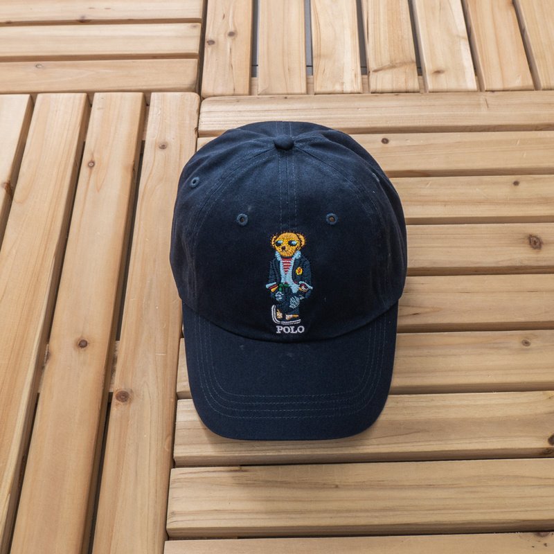 Бейсболка Polo Ralph Lauren Bear Glasses "Blue" фото № 8