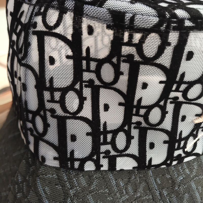 Панамка Dior Monogram "Black/Gray" фото № 5