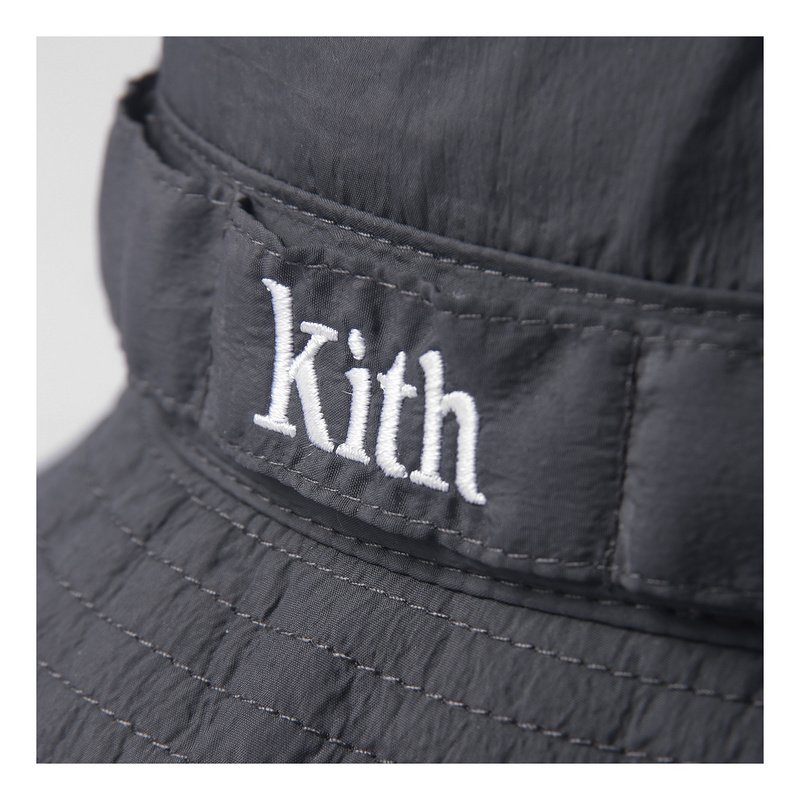 Панамка Kith With Brand Text Logo "Gray" фото № 5