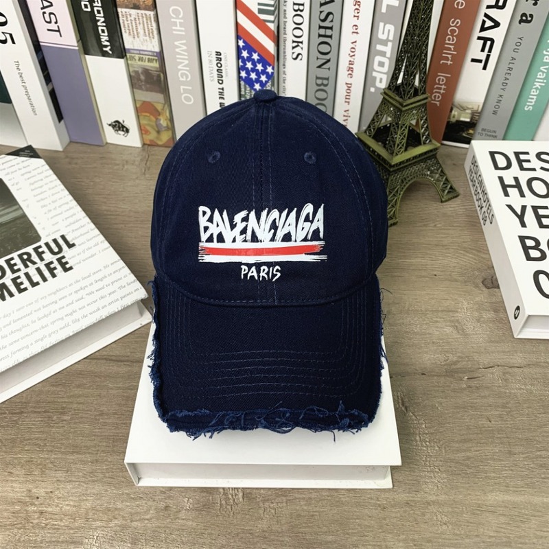 Кепка Balenciaga Paris Logo "Dark Blue" фото № 2