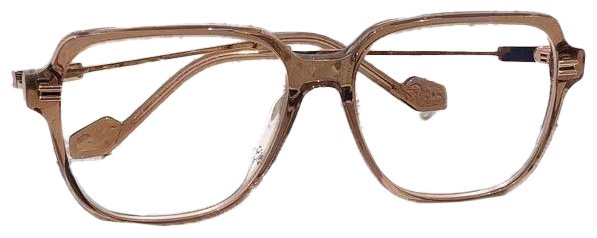 Оправа для очков Gentle Monster Big Lenses And Stripes On Frame Front "Gray" фото № 3