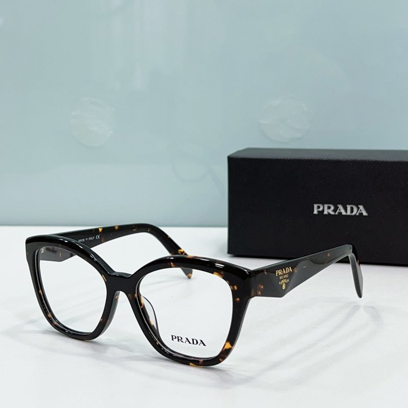 Оправа для очков Prada Rounded Square Form And Logo On Temples "Black/Ginger" фото № 2