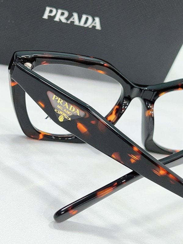 Оправа для очков Prada Logo Inscription On Temples "Black/Ginger" фото № 2