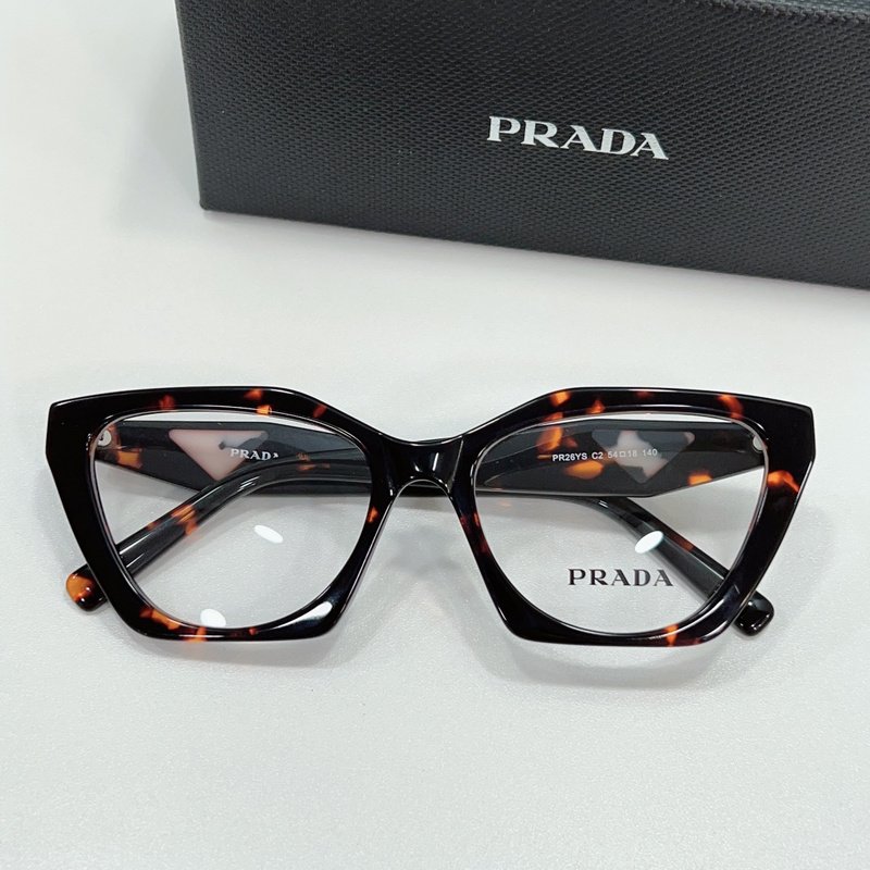 Оправа для очков Prada Logo Inscription On Temples "Black/Ginger" фото № 3