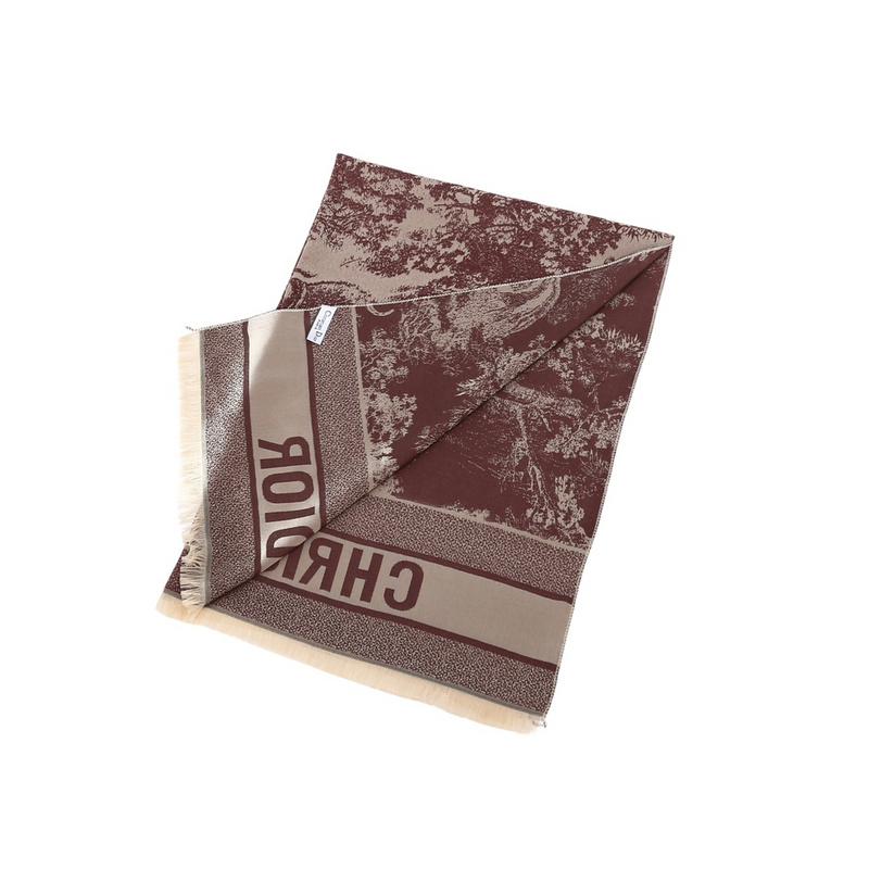 Шарф Christian Dior Animals "Red" фото № 5