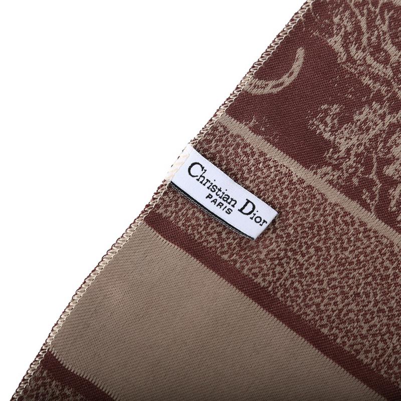 Шарф Christian Dior Animals "Red" фото № 4