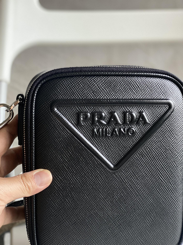 Сумка Prada With A Long Strap "Black" фото № 7