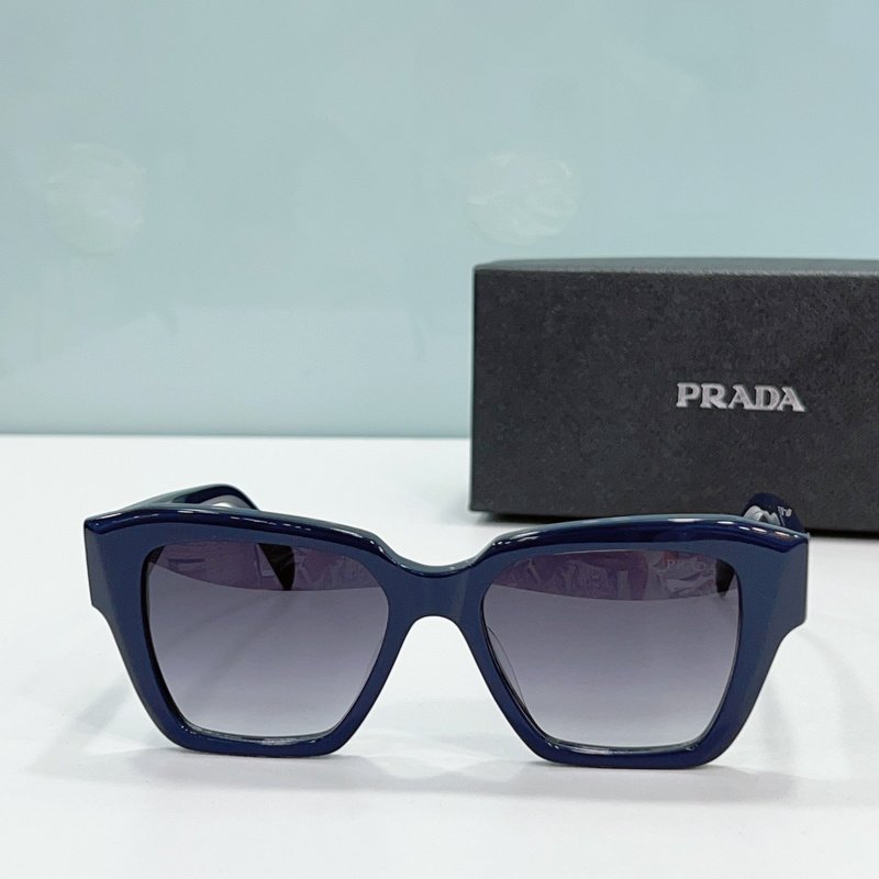 Солнцезащитные очки Prada Hexagon Shaped "Blue" фото № 2