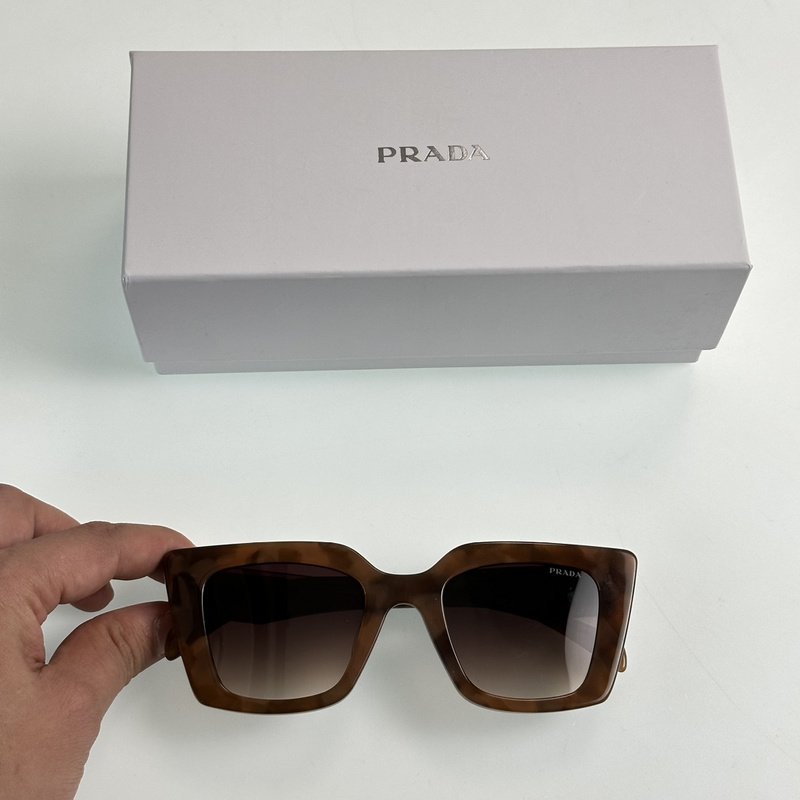 Солнцезащитные очки Prada Frame Decorated By Logo Two Side "Brown/Ginger" фото № 2