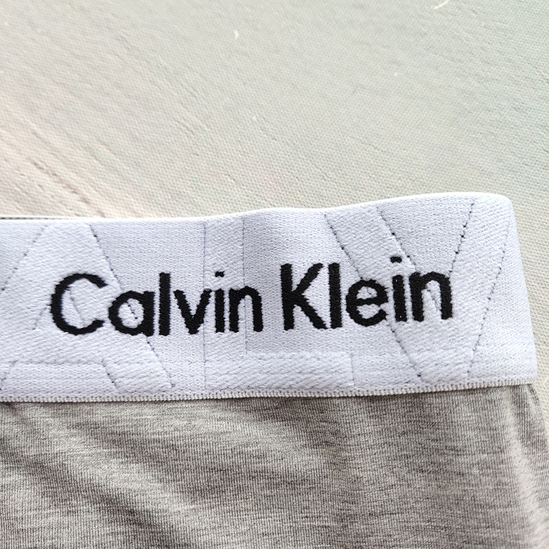 Трусы Calvin Klein Boxers With The Inscription "Gray" фото № 3