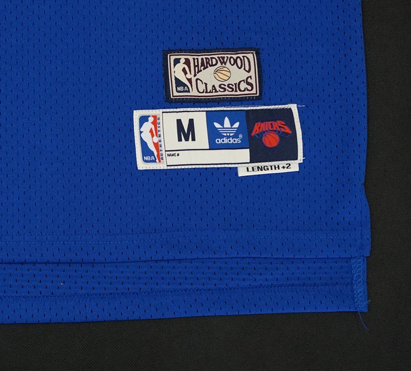 Баскетбольная Джерси Adidas New York Knicks №33 Patrick Ewing "Blue" фото № 5
