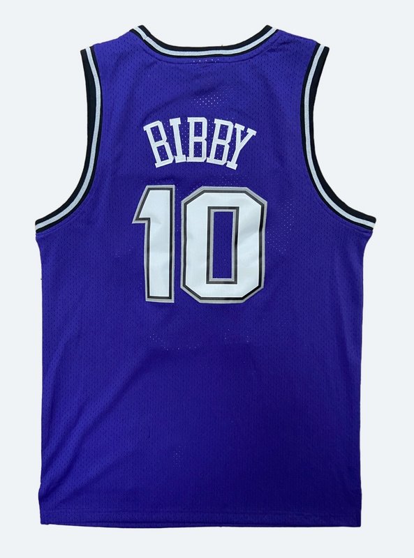 Баскетбольная Джерси Mitchell And Ness Sacramento Kings №10 Mike Bibby "Blue" фото № 2