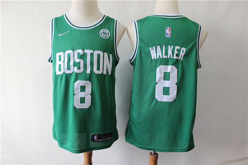 Баскетбольная Джерси Nike Boston Celtics №8 Kemba Walker "Green" фото № 2
