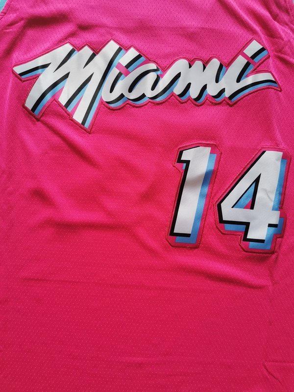 Баскетбольная Джерси Nike Miami Heat 19-20 №14 Tyler Herro "Pink" фото № 5