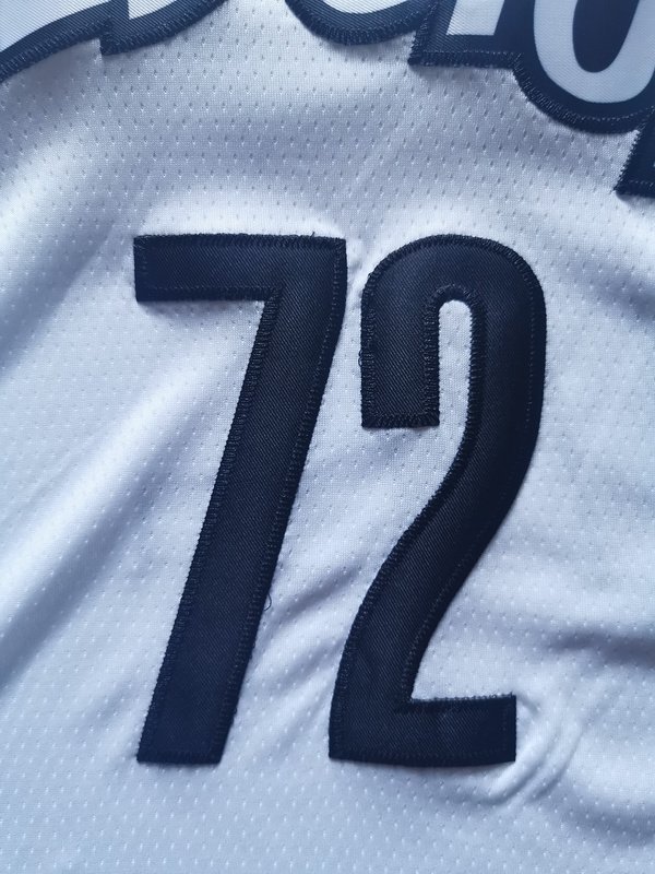 Баскетбольная Джерси Nike Brooklyn Nets 19-20 №72 Biggie "White" фото № 3