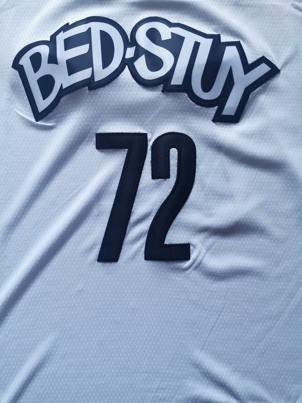 Баскетбольная Джерси Nike Brooklyn Nets 19-20 №72 Biggie "White" фото № 4
