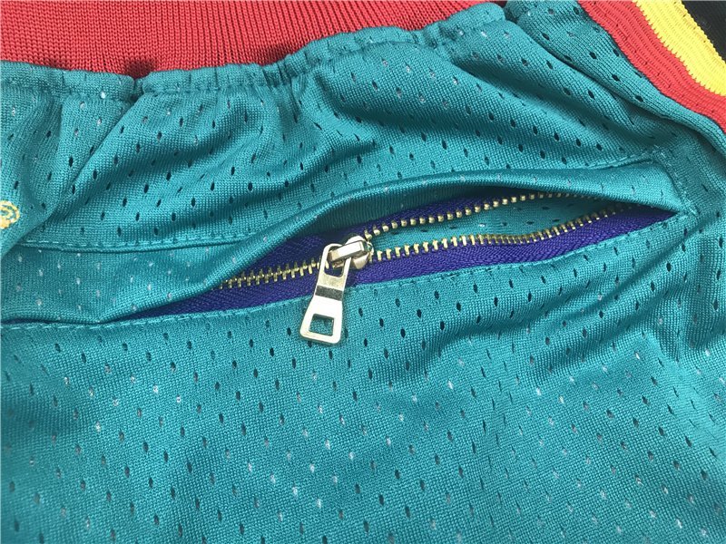 Баскетбольные Шорты Just Don Detroit Pistons "Turquoise" фото № 2