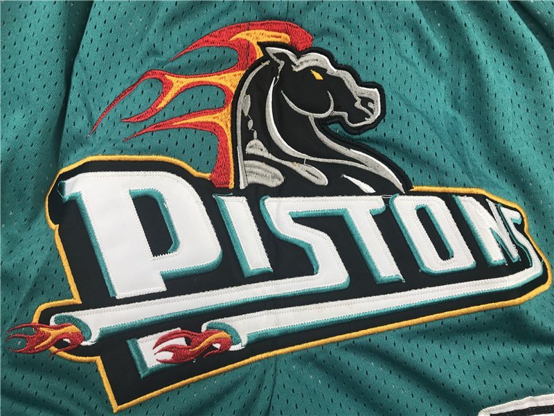 Баскетбольные Шорты Just Don Detroit Pistons "Turquoise" фото № 3