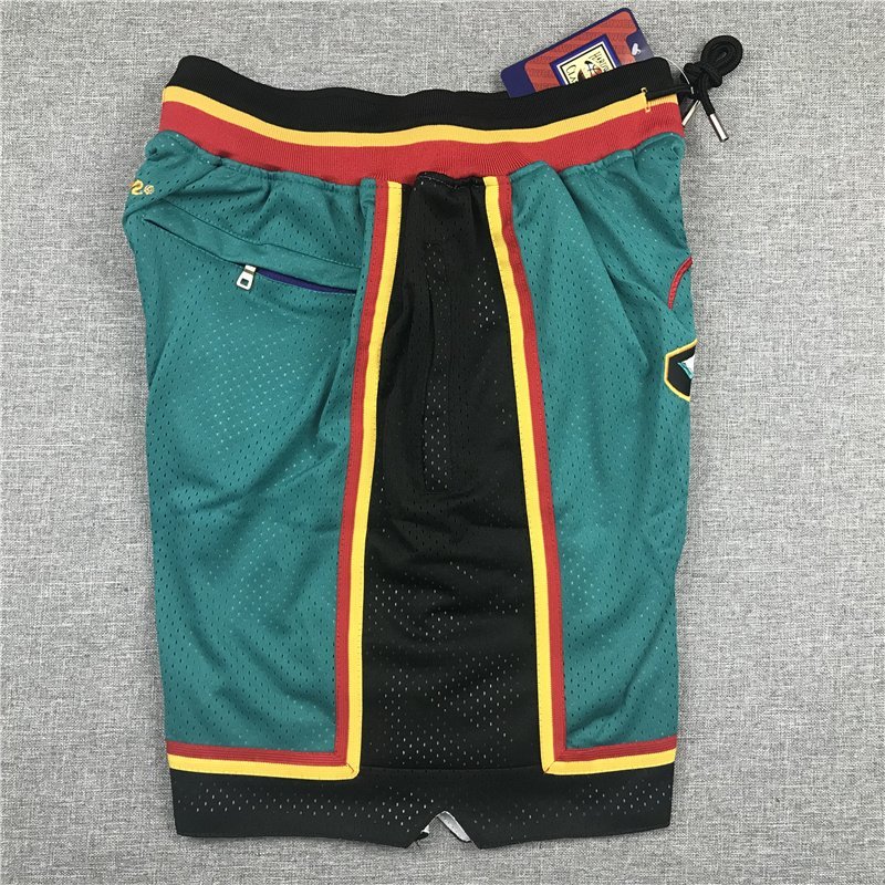 Баскетбольные Шорты Just Don Detroit Pistons "Turquoise" фото № 5