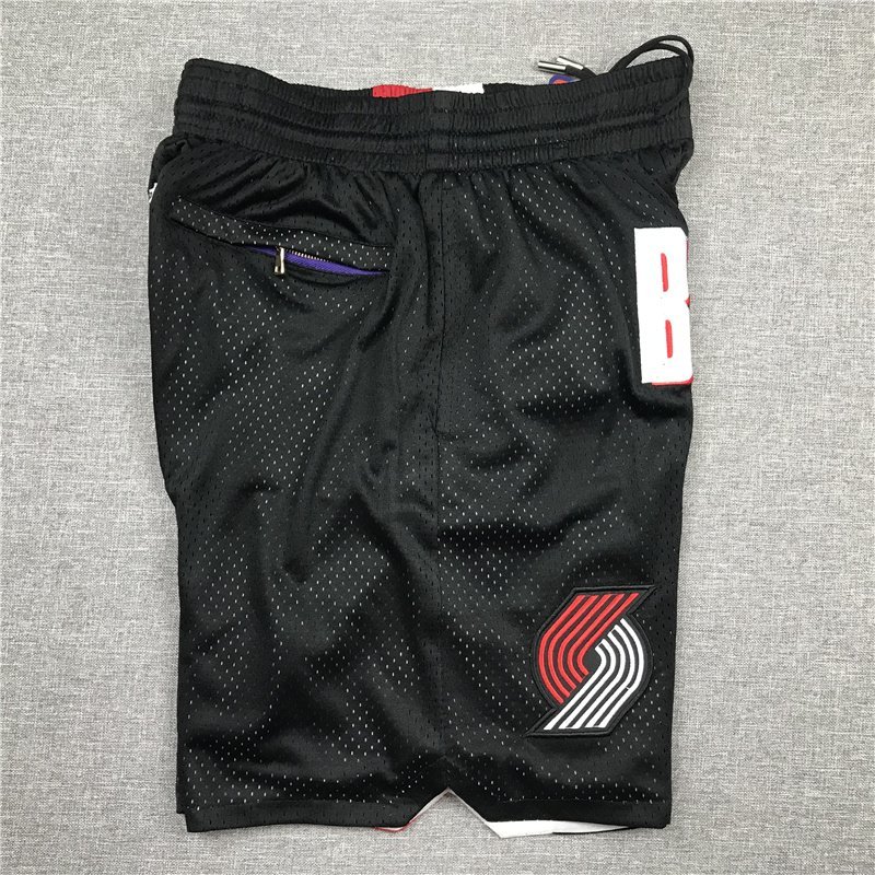 Баскетбольные Шорты Just Don Portland Trail Blazers "Black" фото № 4