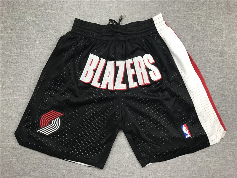Баскетбольные Шорты Just Don Portland Trail Blazers "Black" фото № 7