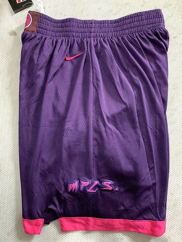 Баскетбольные Шорты Nike Minnesota Timberwolves "Violet" фото № 3