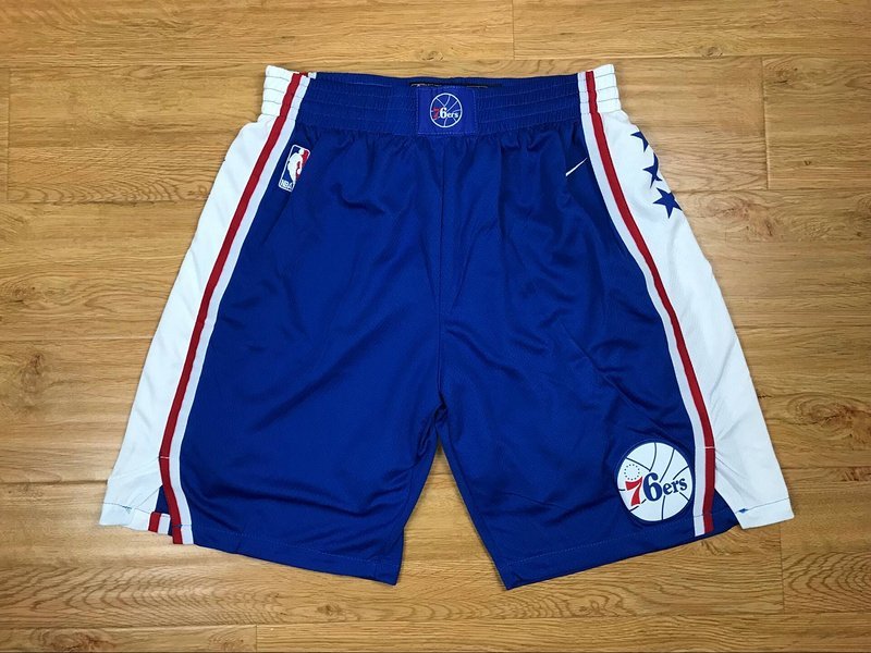 Баскетбольные Шорты Nike Philadelphia 76ers 17-18 "Blue" фото № 4