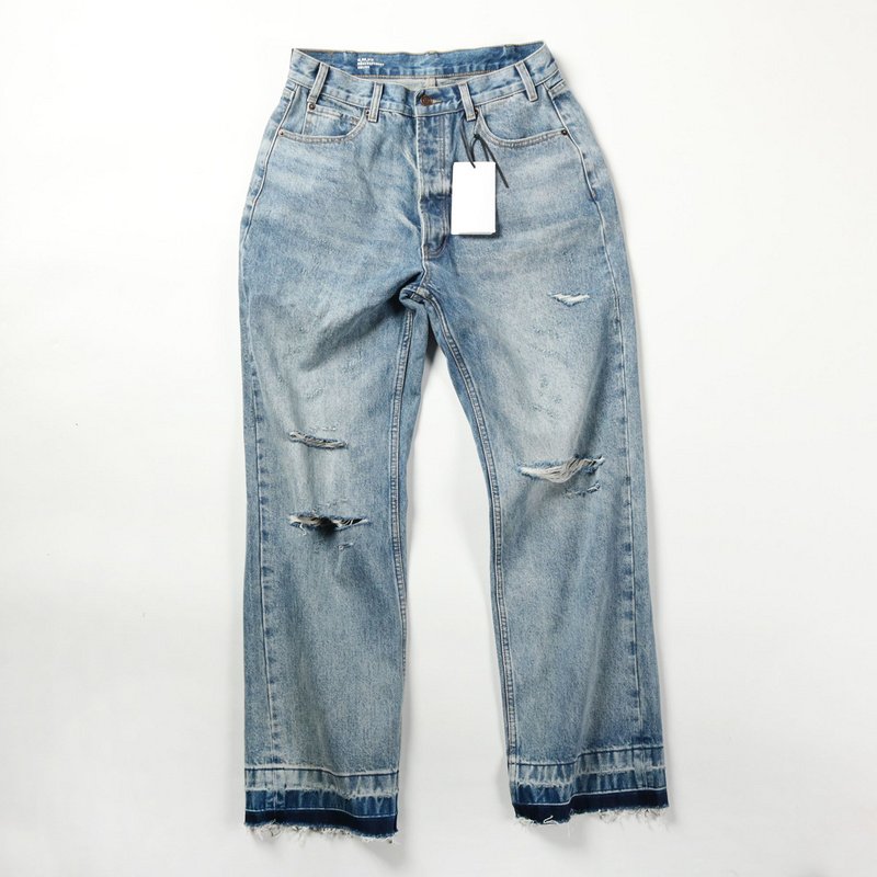 Джинсы Celine Ragged Style "Blue" фото № 4