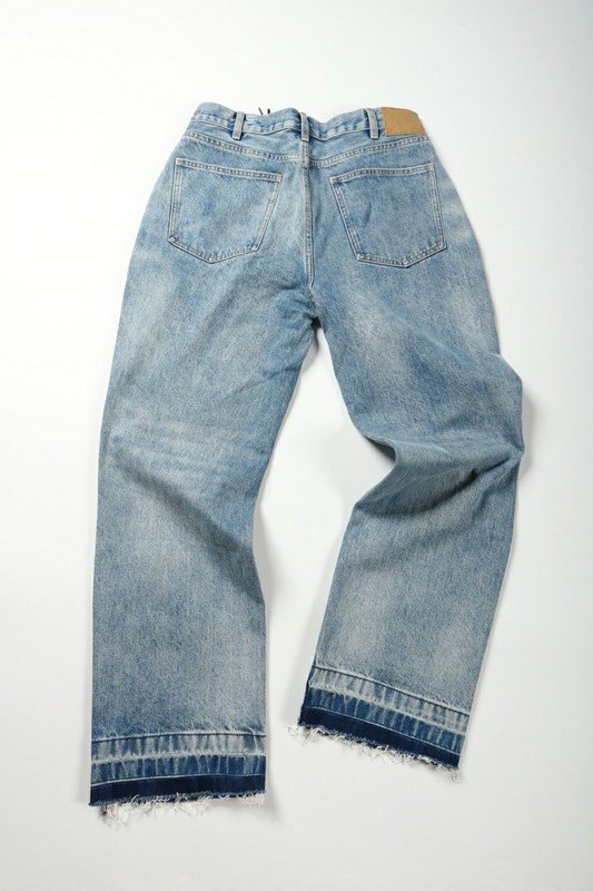 Джинсы Celine Ragged Style "Blue" фото № 5