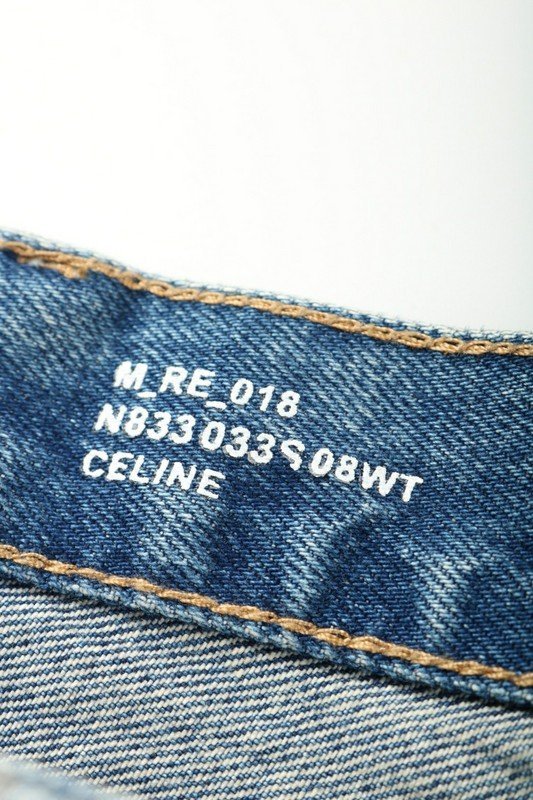 Джинсы Celine Ragged Style "Blue" фото № 8