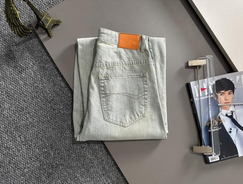 Джинсы Christian Dior Brown Stripe Dior "Blue" фото № 2