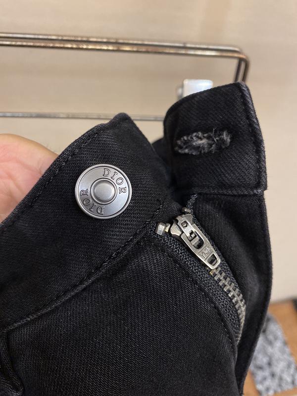 Джинсы Christian Dior Logo Dior Gray Backside Stripe "Black" фото № 5