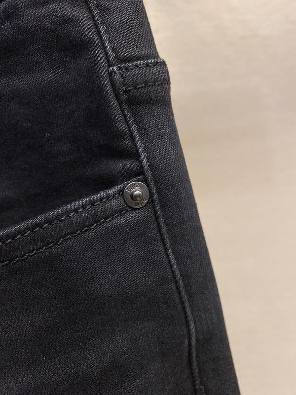 Джинсы Christian Dior Logo Dior Gray Backside Stripe "Black" фото № 2