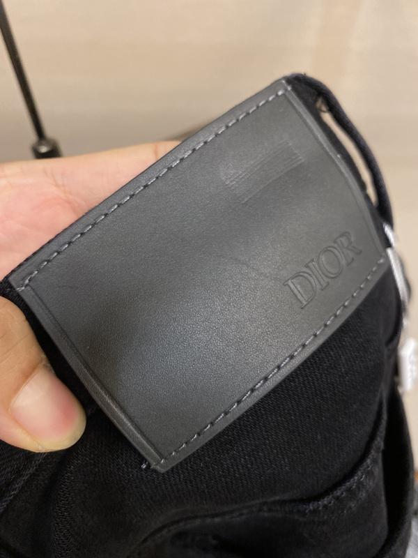 Джинсы Christian Dior Logo Dior Gray Backside Stripe "Black" фото № 7