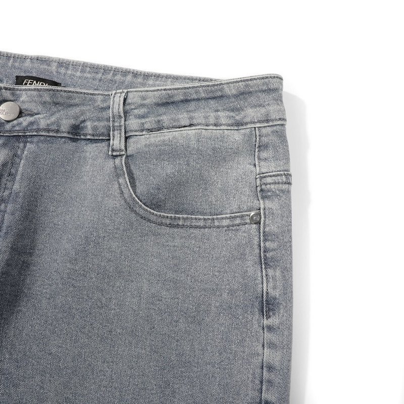 Джинсы Fendi With Look Stripe "Gray" фото № 6