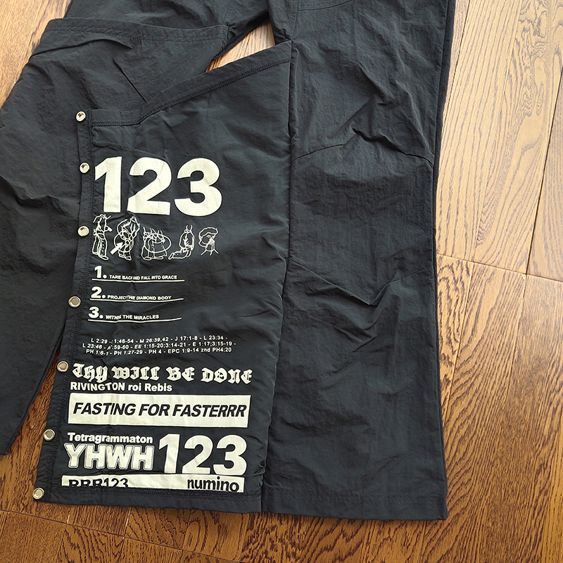 Джоггеры Rrr123 Emergency Prayer "Black" фото № 8