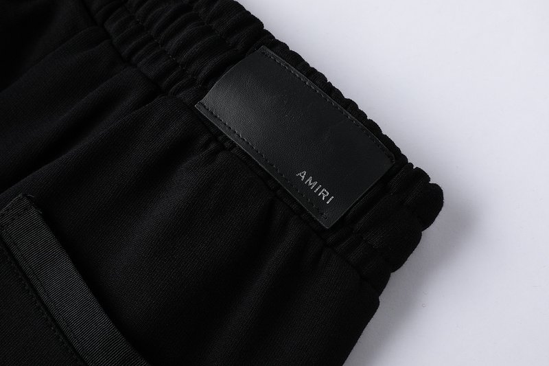Штаны Amiri With Bright Logo "Black" фото № 8