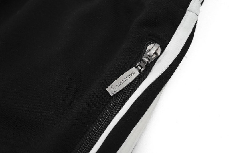 Штаны Balenciaga X Adidas With Stripes On The Sides "Black" фото № 2