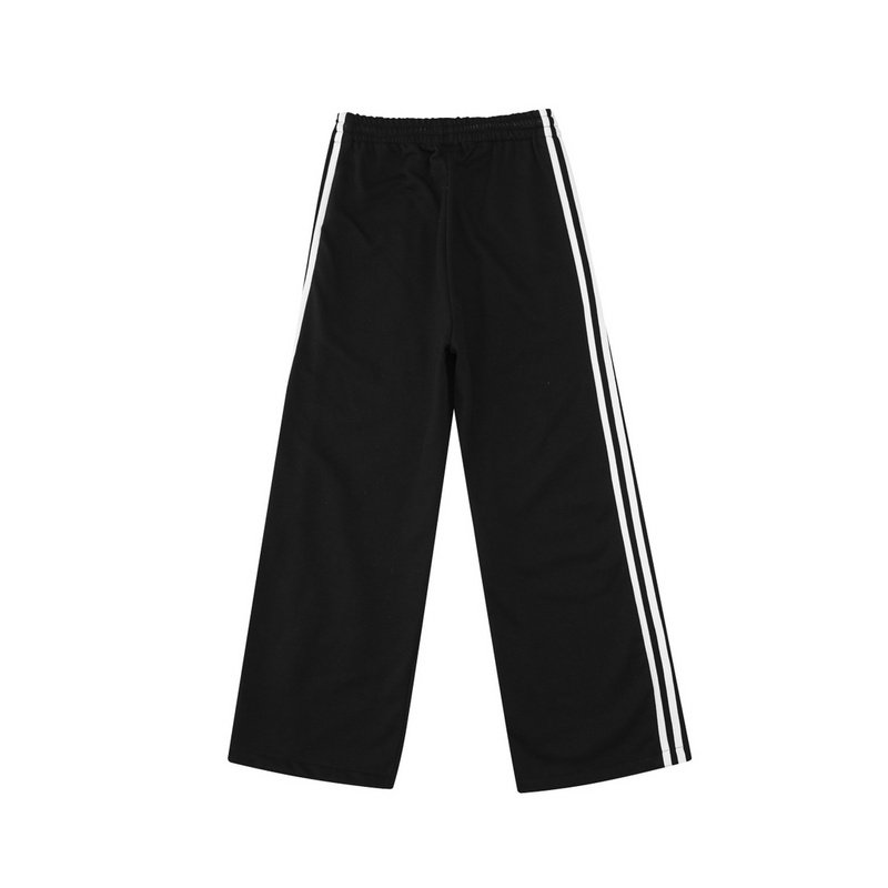 Штаны Balenciaga X Adidas With Stripes On The Sides "Black" фото № 4