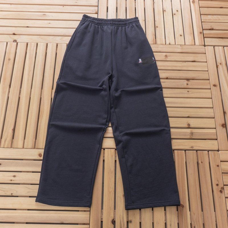 Штаны Balenciaga Wide Leg Two Side Pocket "Blue" фото № 9