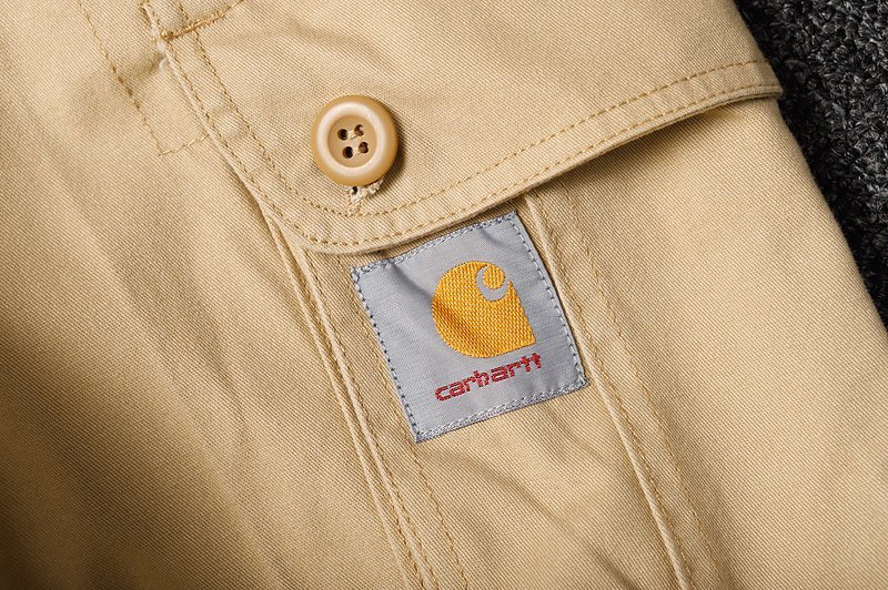 Штаны Carhartt With Logo On Pocket "Beige" фото № 9