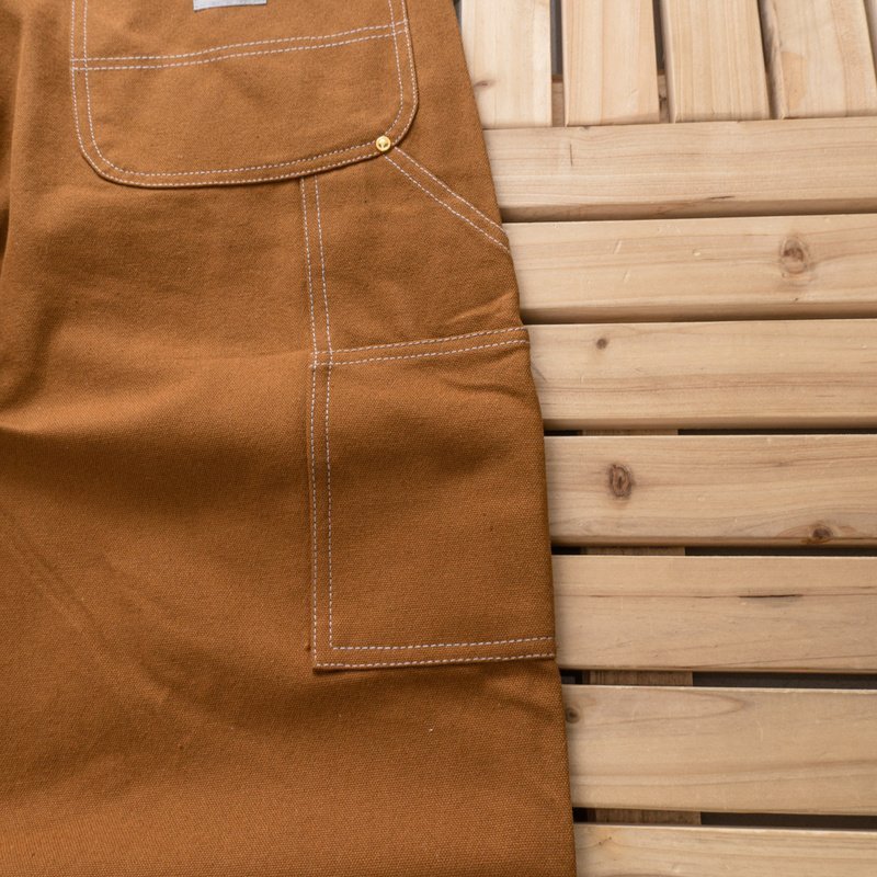 Брюки Carhartt Patches And Button Decoration "Brown" фото № 8