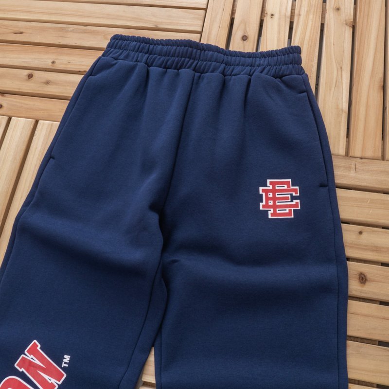 Штаны Eric Emanuel Big Printed Words "Blue" фото № 3