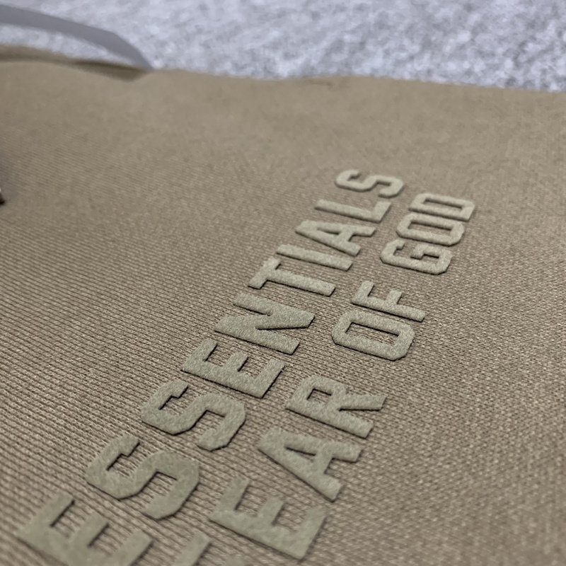 Штаны Fear Of God Black Patch With Text "Olive/Brown" фото № 2