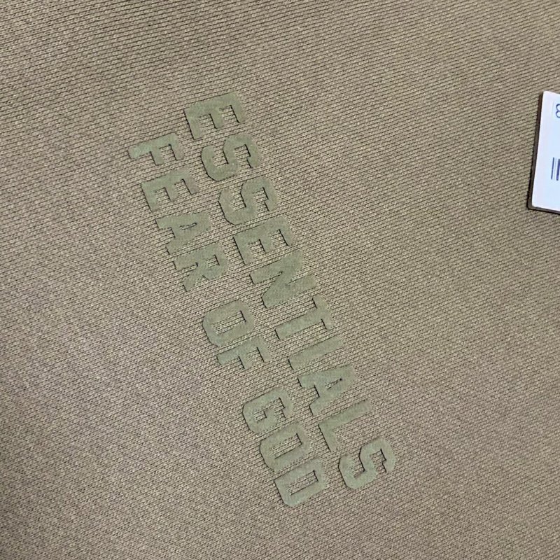 Штаны Fear Of God Black Patch With Text "Olive/Brown" фото № 4