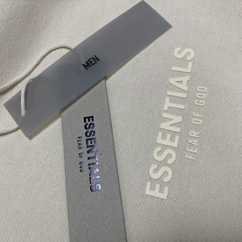 Штаны Fear Of God Sports - With Text Logo "Cream" фото № 3