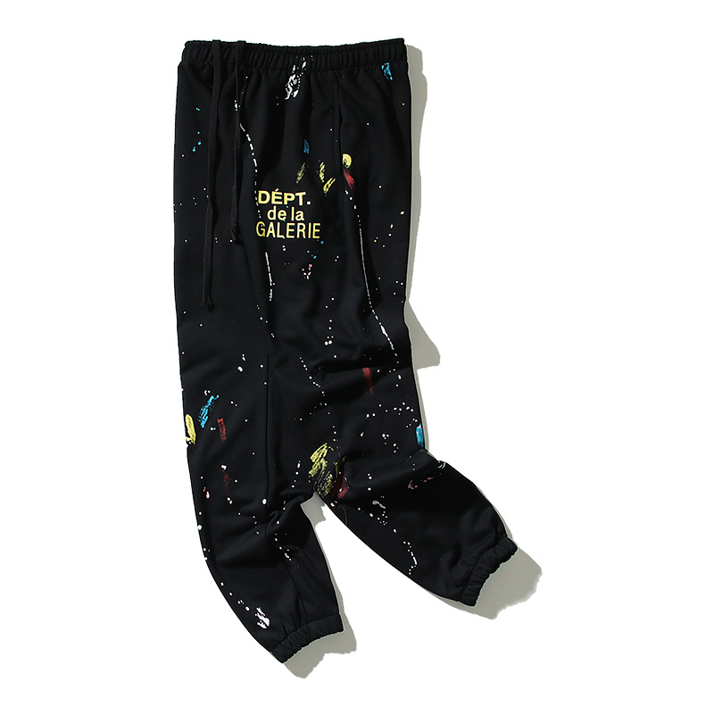 Штаны Gallery Dept Drops Of Paint "Black" фото № 2